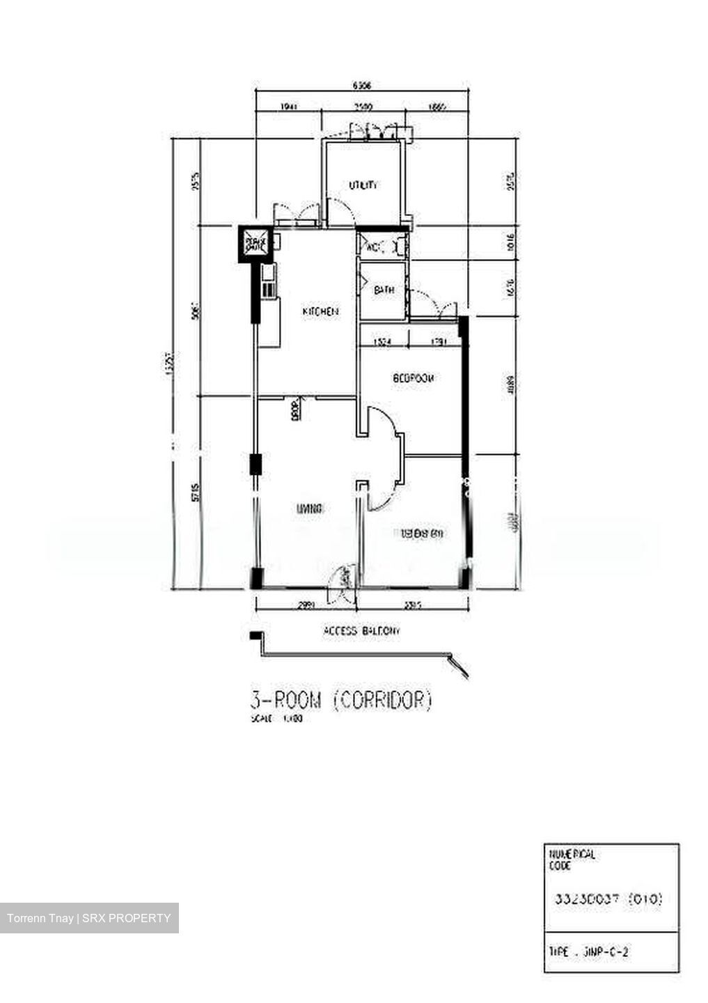 Blk 32 Marine Crescent Ville (Marine Parade), HDB 3 Rooms #612801111
